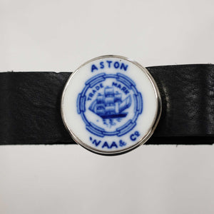 Aston Hallmark Leather Bracelet