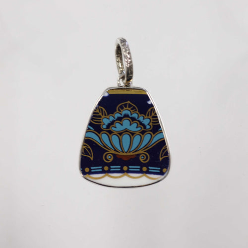 Blue and Gold Pendant