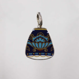 Blue and Gold Pendant