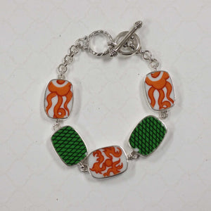 Orange and Green Bracelet