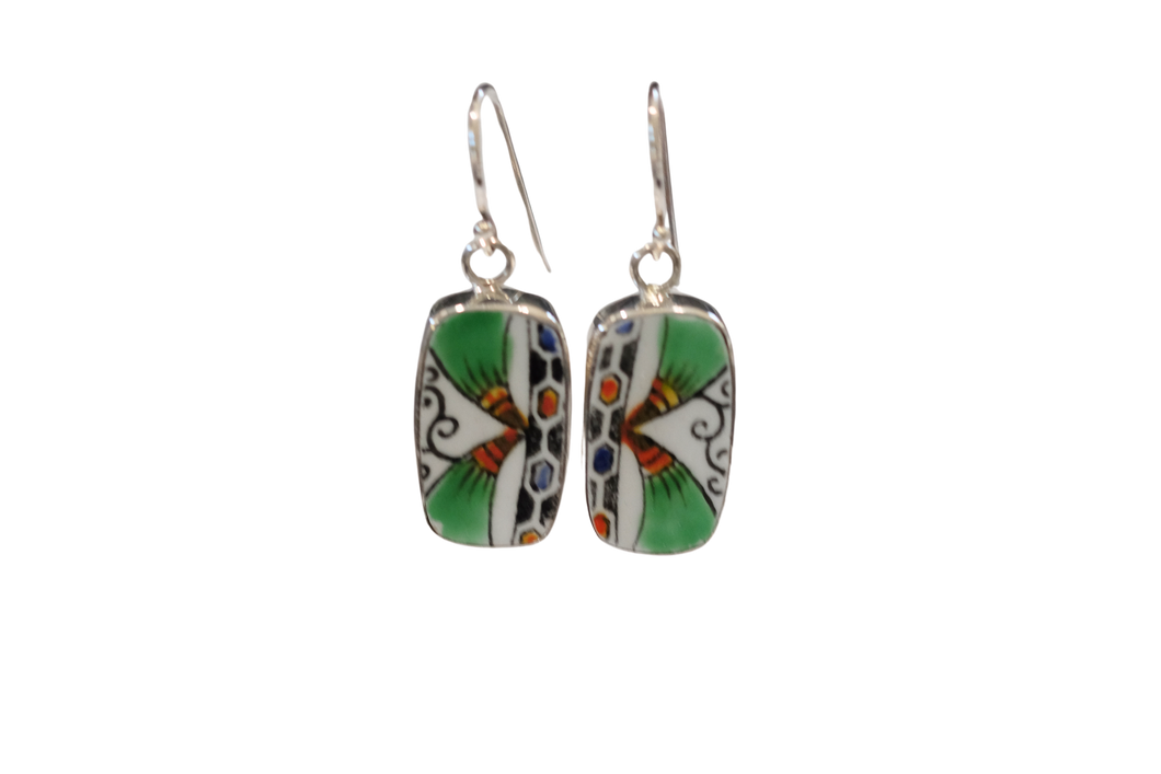 Art Deco Curtain Earrings
