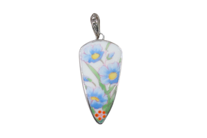 Baby Blue Flowers Pendant