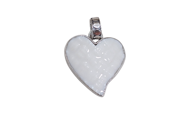 Basket Weave Heart Pendant