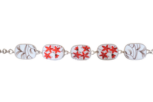 Beautiful Red Floral Bracelet