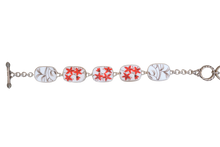 Beautiful Red Floral Bracelet