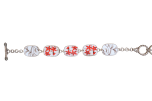Beautiful Red Floral Bracelet
