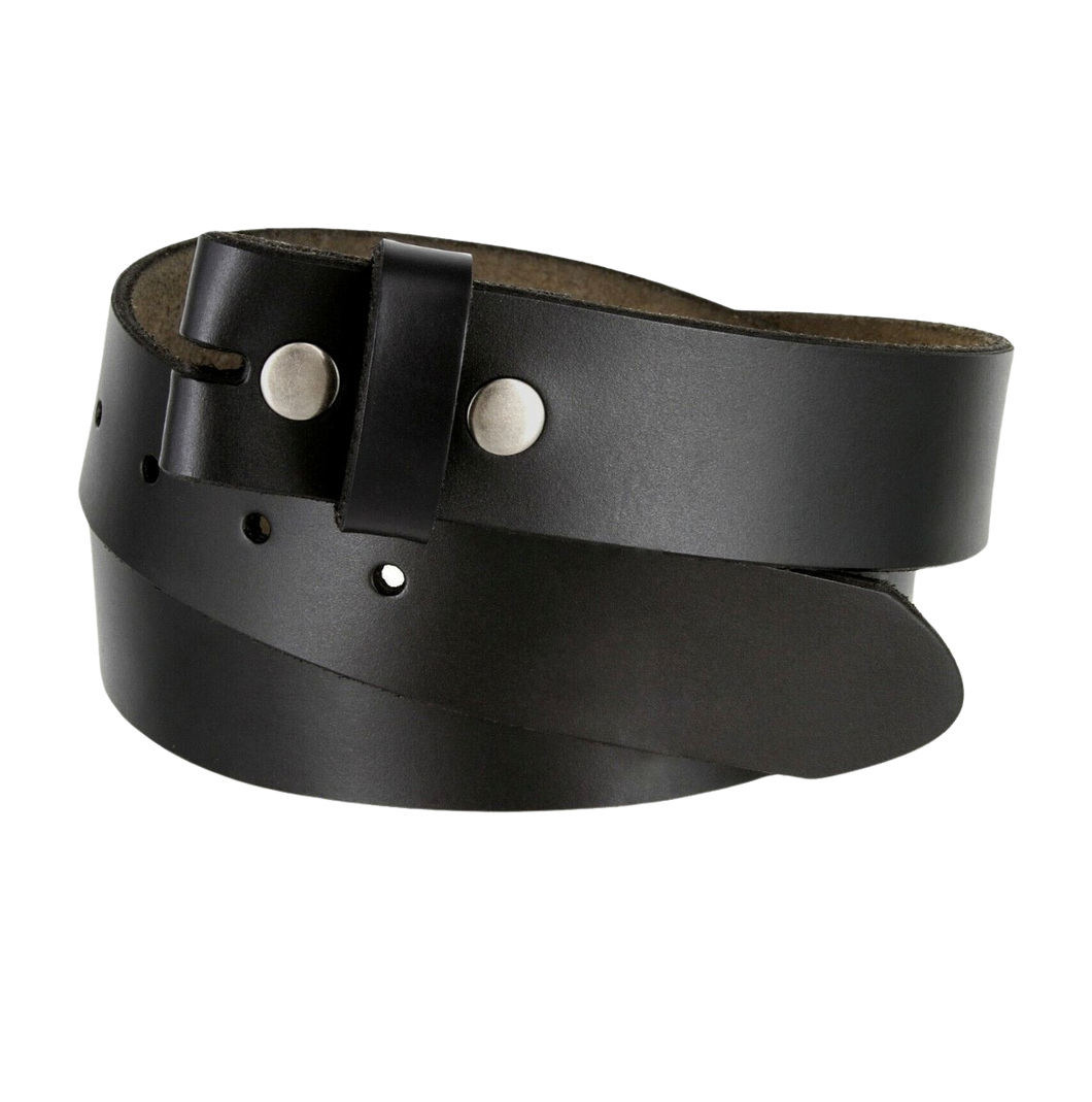 Black Leather Belt Strap