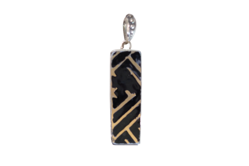 Black and Gold Pendant