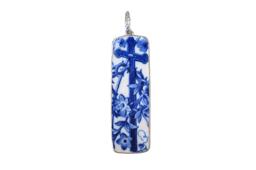 Blue Cross Pendant