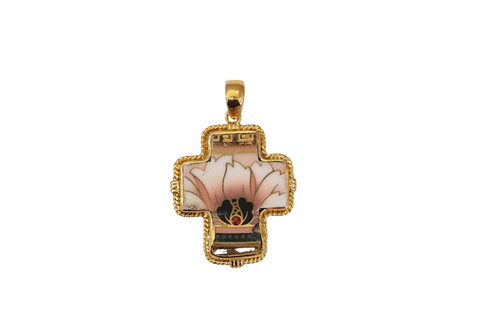 Blush and Beautiful Cross Pendant