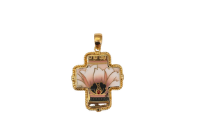 Blush and Beautiful Cross Pendant