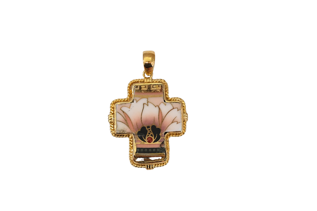 Blush and Beautiful Cross Pendant