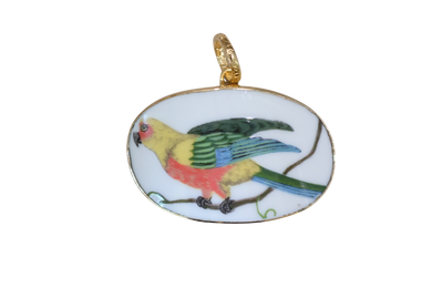 Bold Colors Bird Pendant