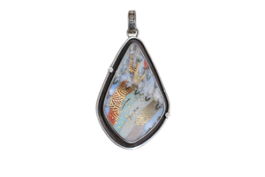 Bold Faces in the Crowd Pendant