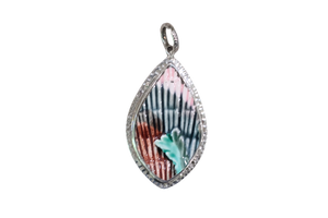 Bold Majolica Pendant