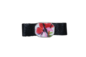 Bold Petals Leather Bracelet