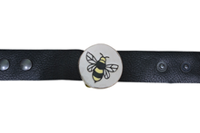 Buzzing Around Round Leather Bracelet
