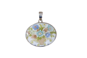 Calming Colors Oval Pendant