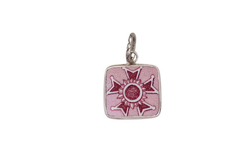 Cranberry Medal Pendant