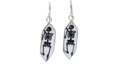 Dancing Skeleton Earrings
