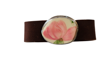 Desert Rose Leather Bracelet