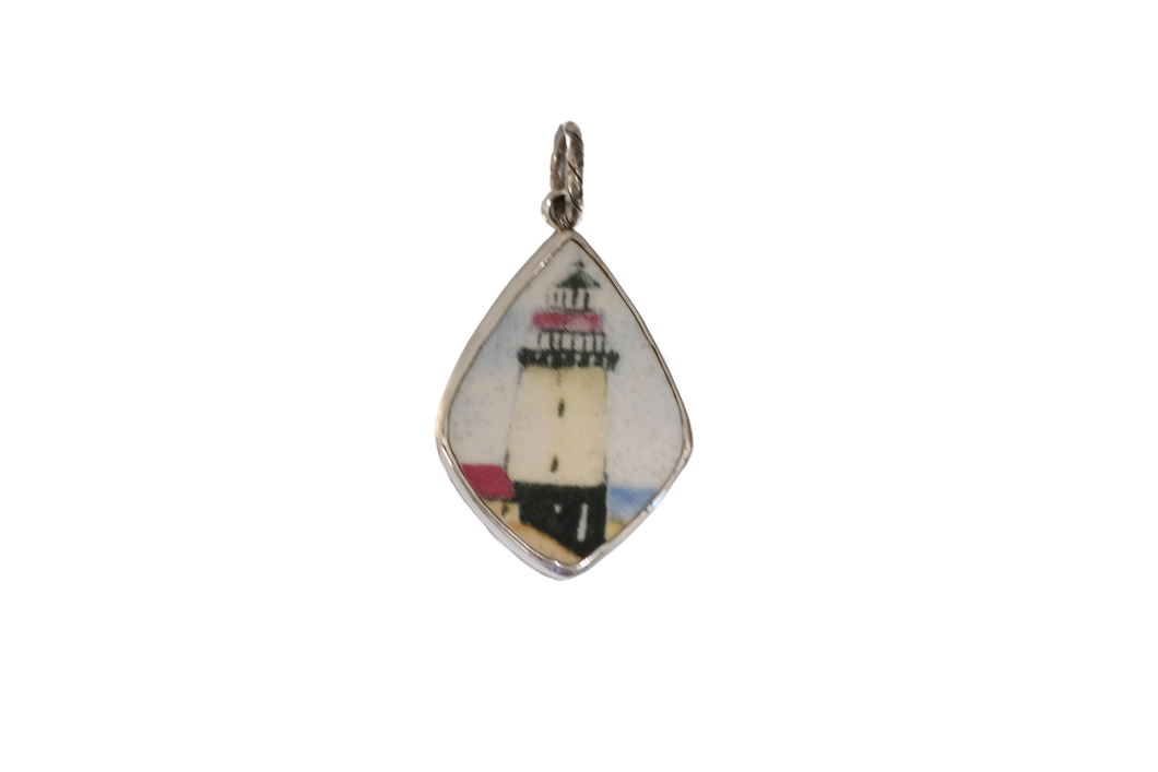 Diamond Shape Lighthouse Pendant