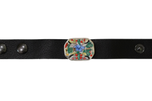 Dueling Butterflies Leather Bracelet