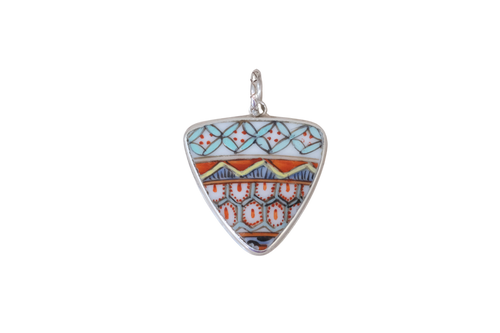 Eclectic Triangle Pendant