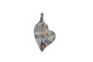 Faces in the Crowd Heart Pendant