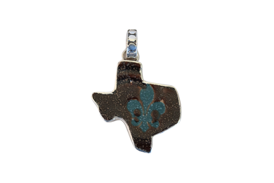 Fleur de Lis Texas Pendant