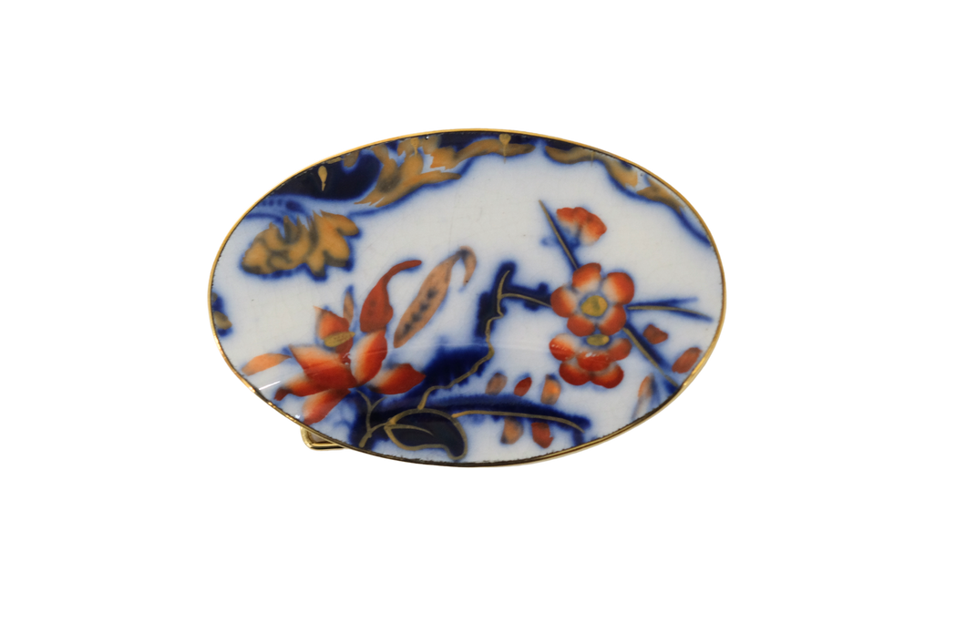 Flo Blu Imari Belt Buckle