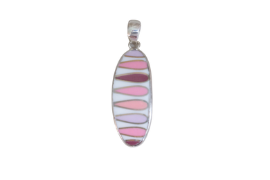 For the Love of Pink Oval Pendant
