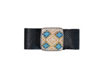 Four Diamonds Leather Bracelet