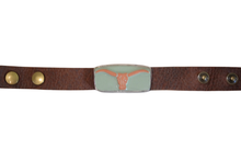 Frankoma Longhorn Leather Bracelet