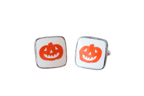 Fun Pumpkin Cufflinks