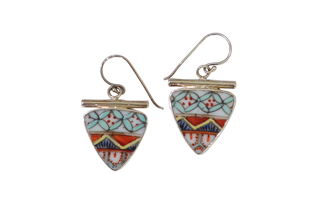 Funky Triangle Earrings