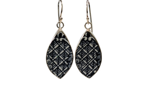 Geometric Teardrop Earrings