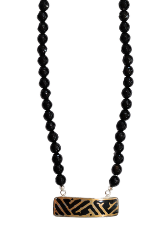 Golden Angles Bar Necklace