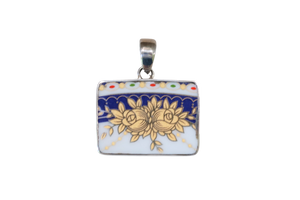 Golden Flower Pendant