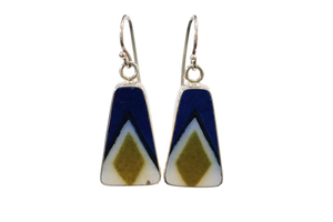 Green Diamond Earrings