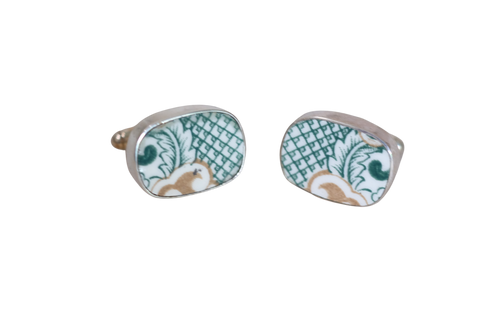 Green Willow Cufflinks