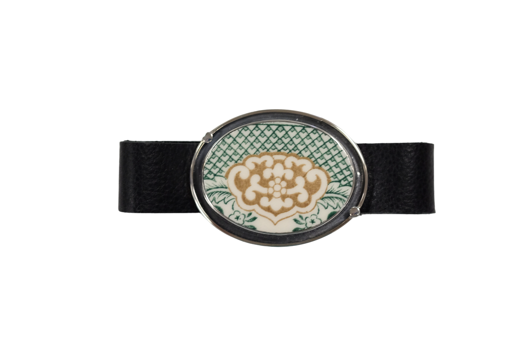 Green Willow Leather Bracelet