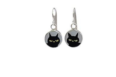 I See You Cat Earrings