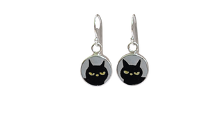 I See You Cat Earrings