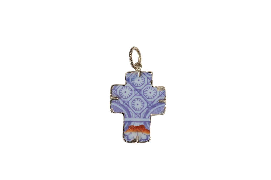 Lavender Dreams Cross Pendant