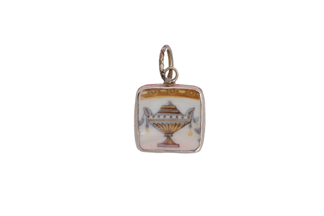 Little Square Urn Pendant