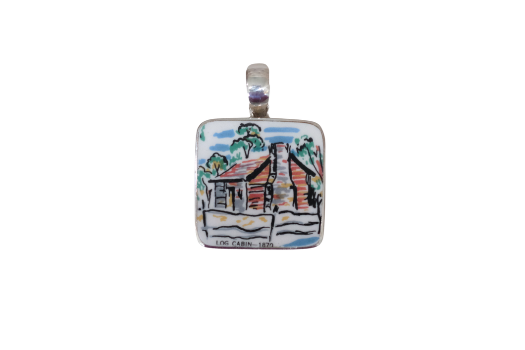 Log Cabin Pendant