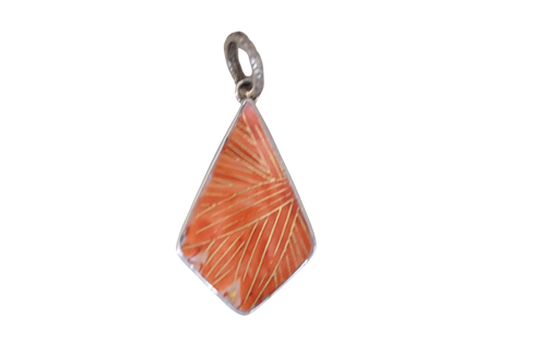 Orange Leaves Pendant