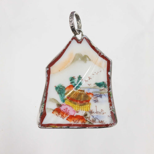 Oriental Scene Pendant