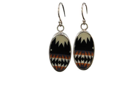 Oval Southwestern Earrings